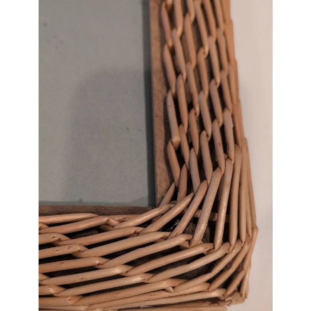Vintage handwoven rattan